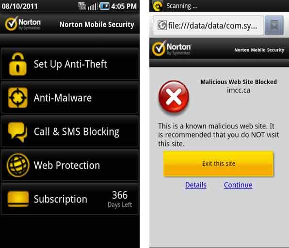 free norton security app